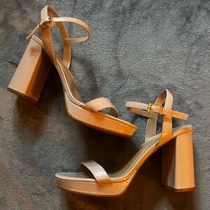 Mix No. 6 Tan Platform Heels